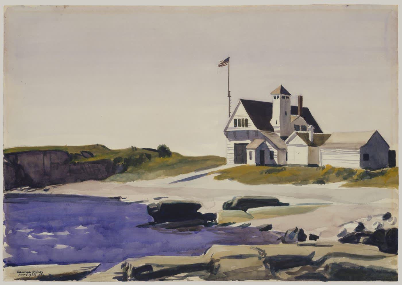 Эдвард Хоппер, Станция береговой охраны, 1927